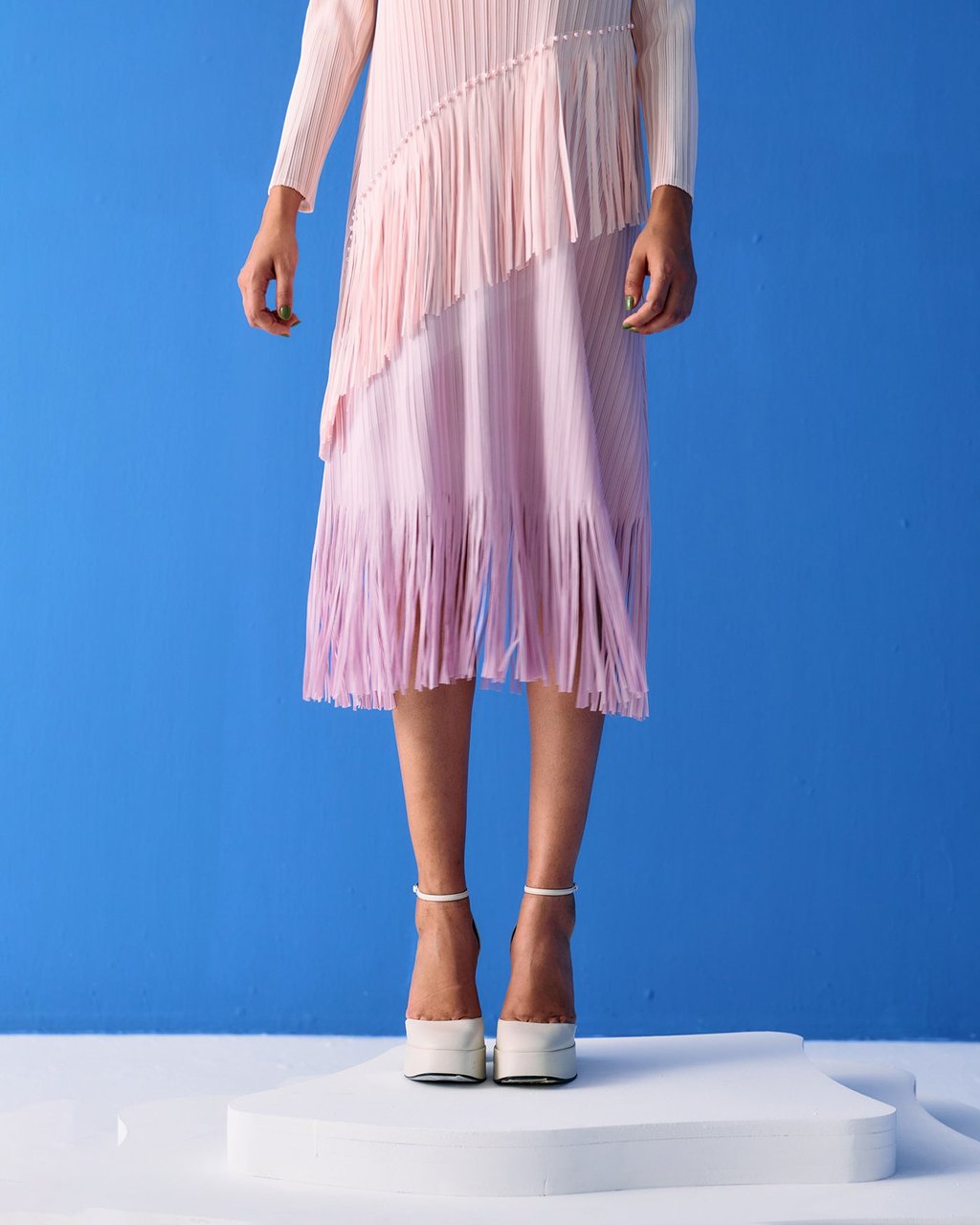 Ombre Fringe Dress