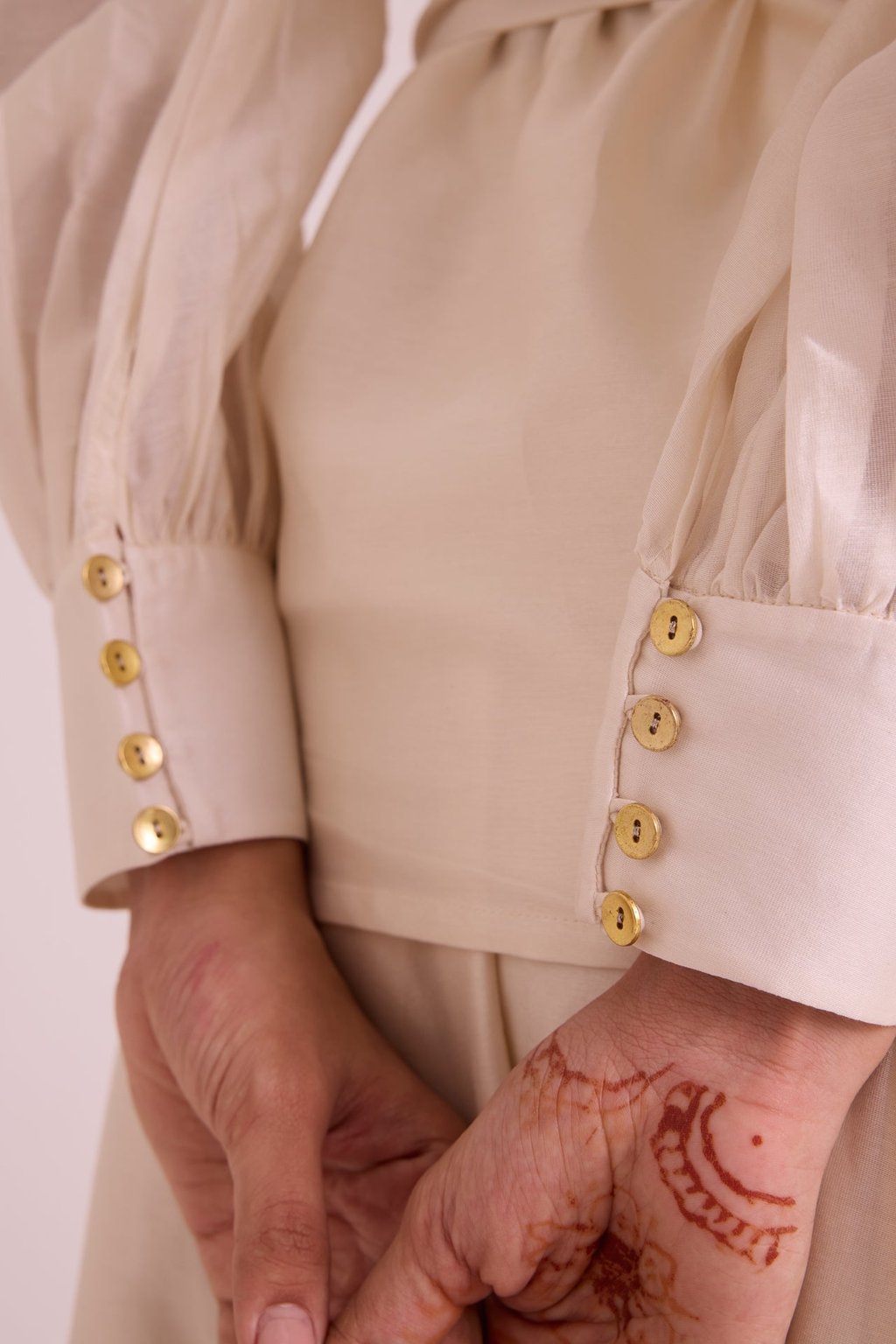 Murphy - Broach Wrap Top & Duchess Skirt