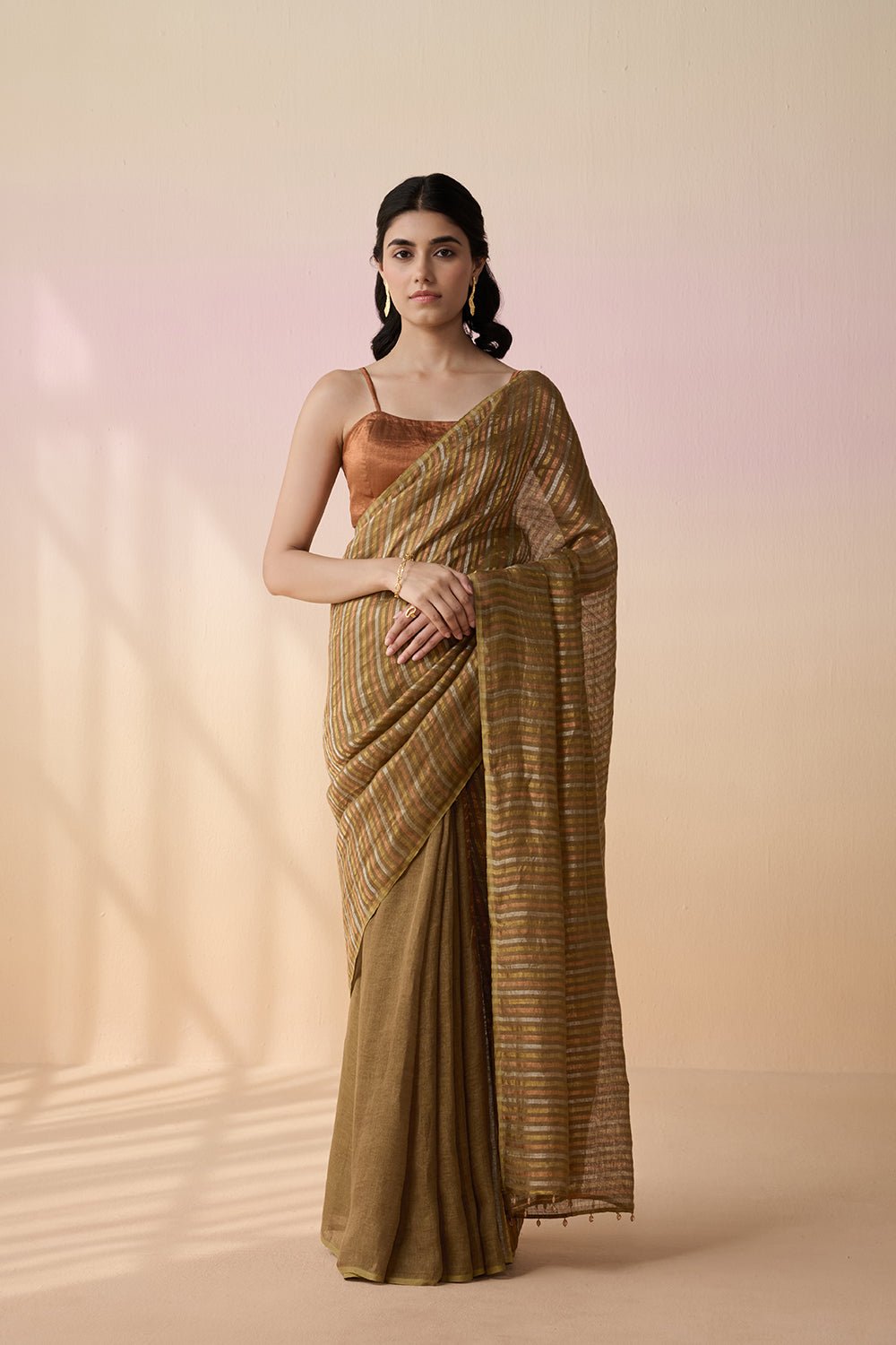 Swaranika Olive Green