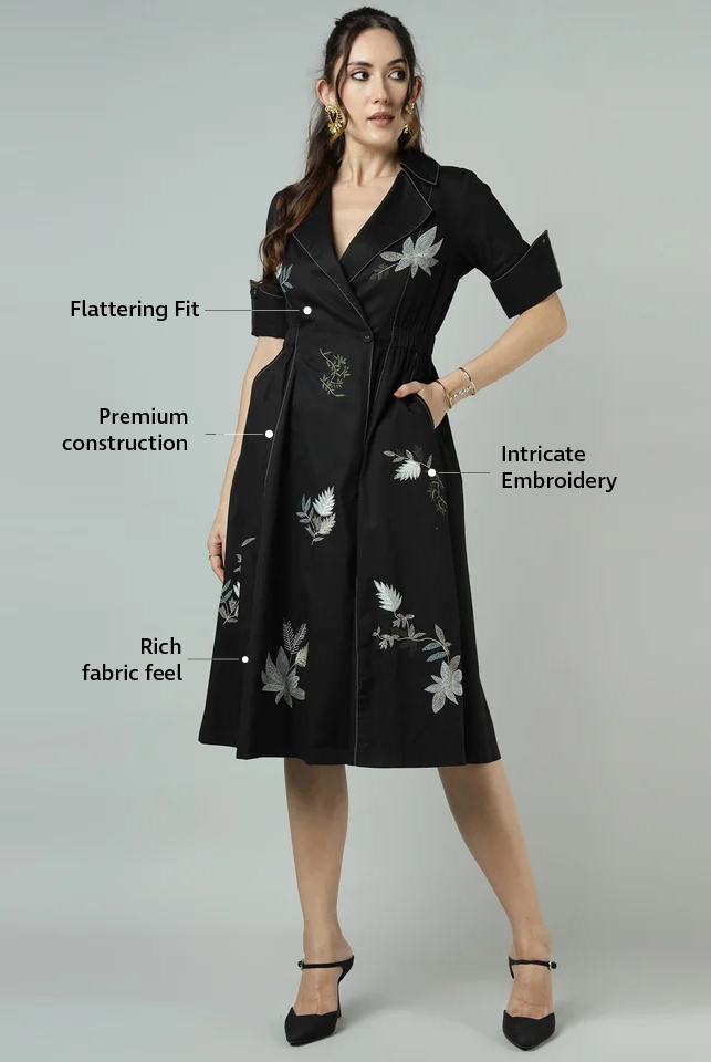 Oak Dress Black