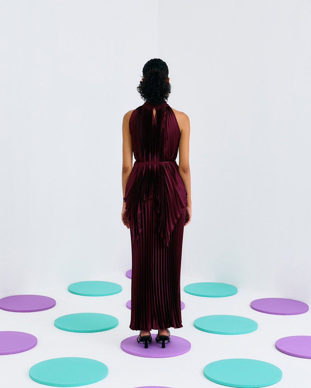 Pleated Mermaid Skirt