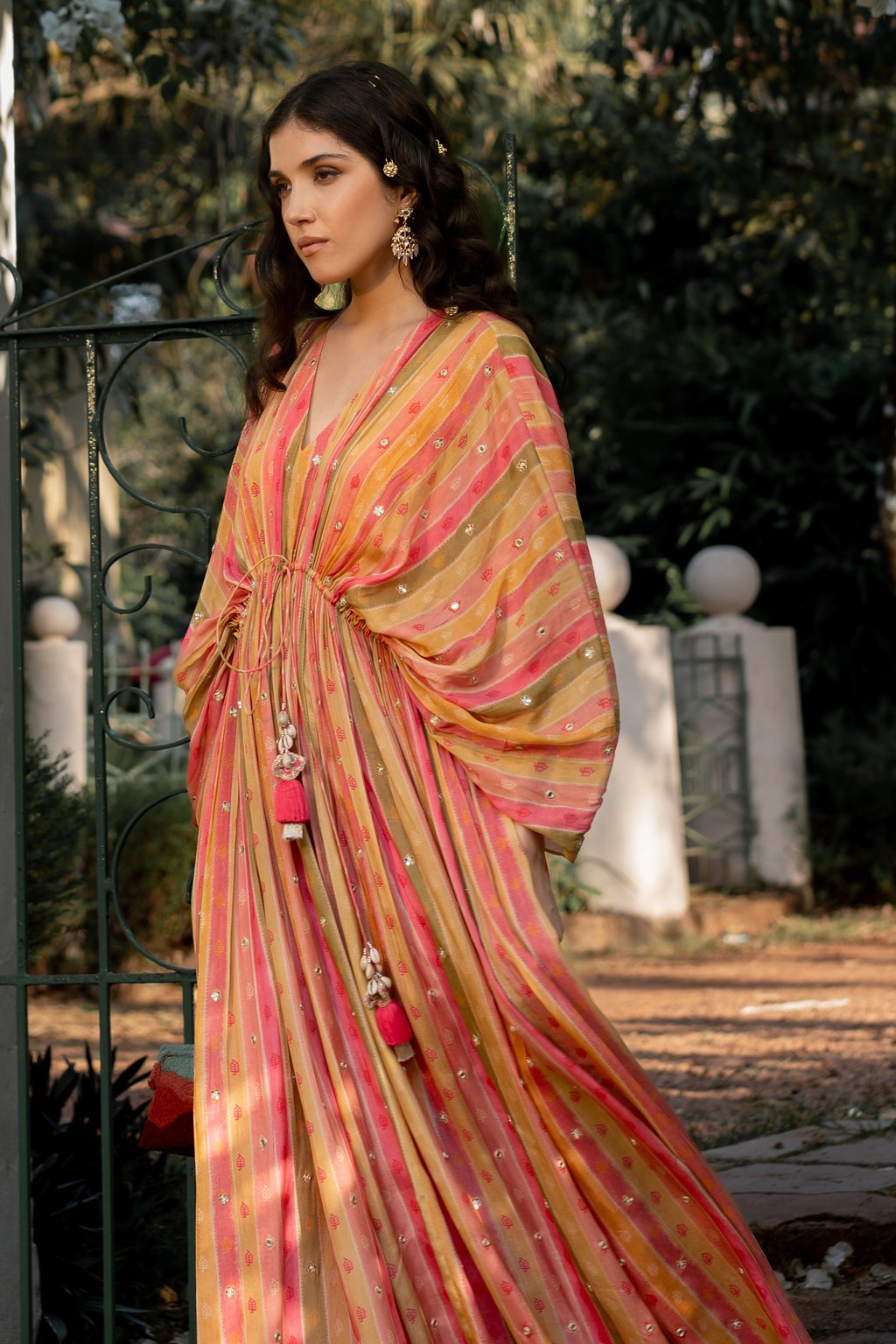 Orange and Pink Kaftan