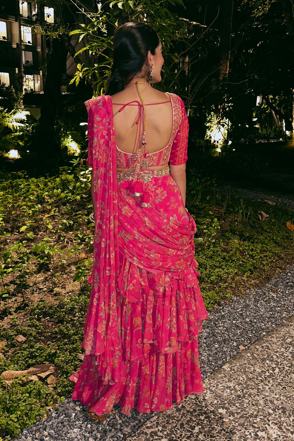 Shivani Bafna in the Tara Saree Set