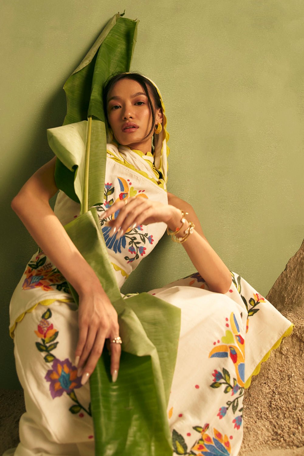 Bird Paradise Midi Dress