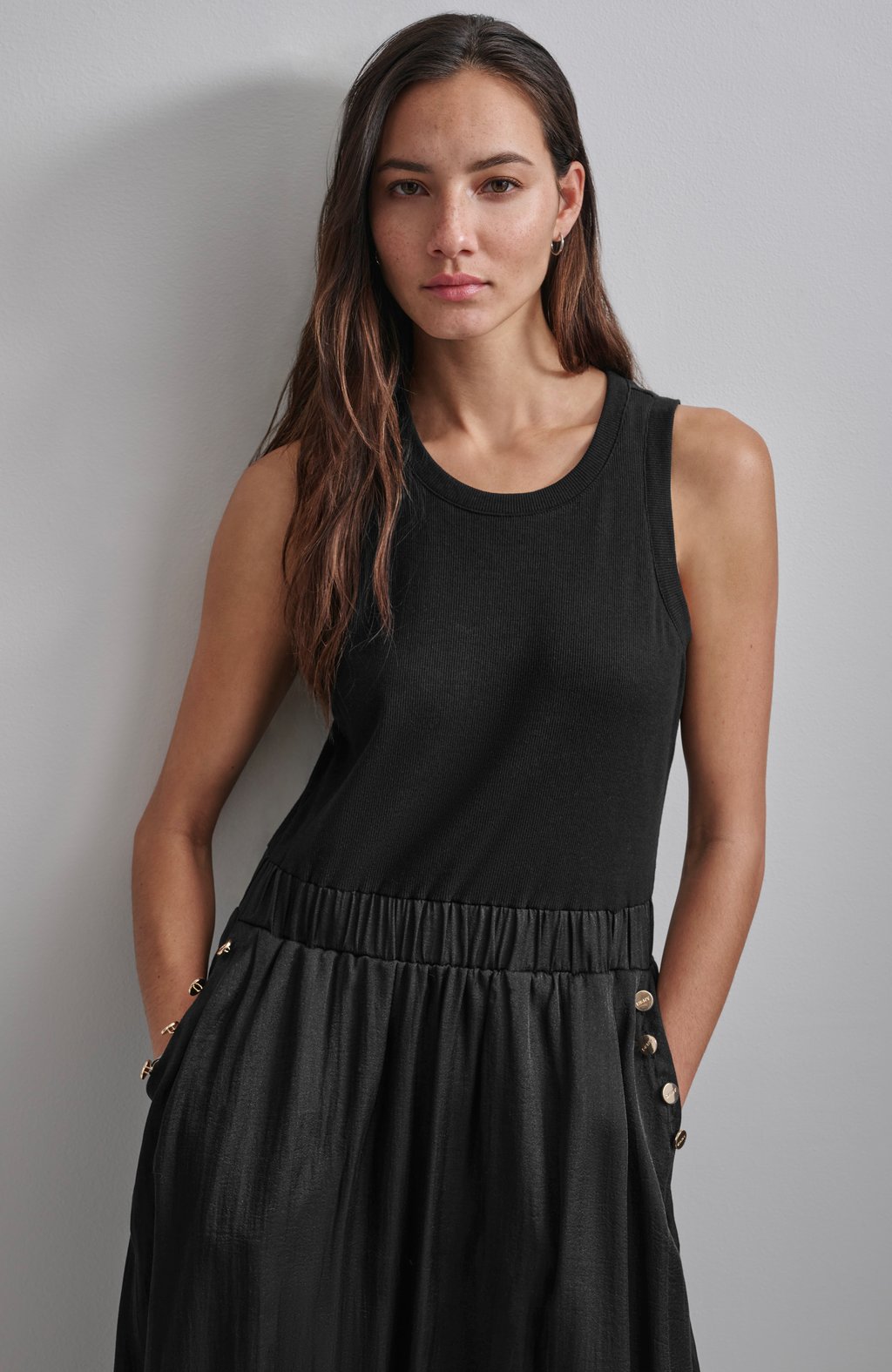 Textured Knitted Midi Dress