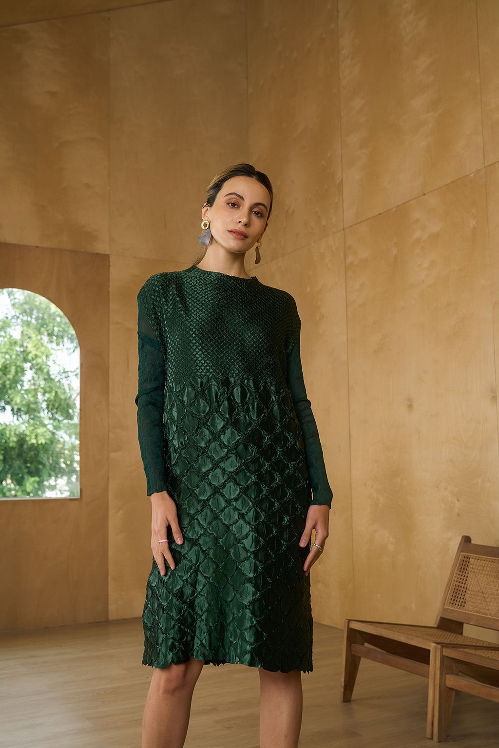 Mermaid Textured Dress
