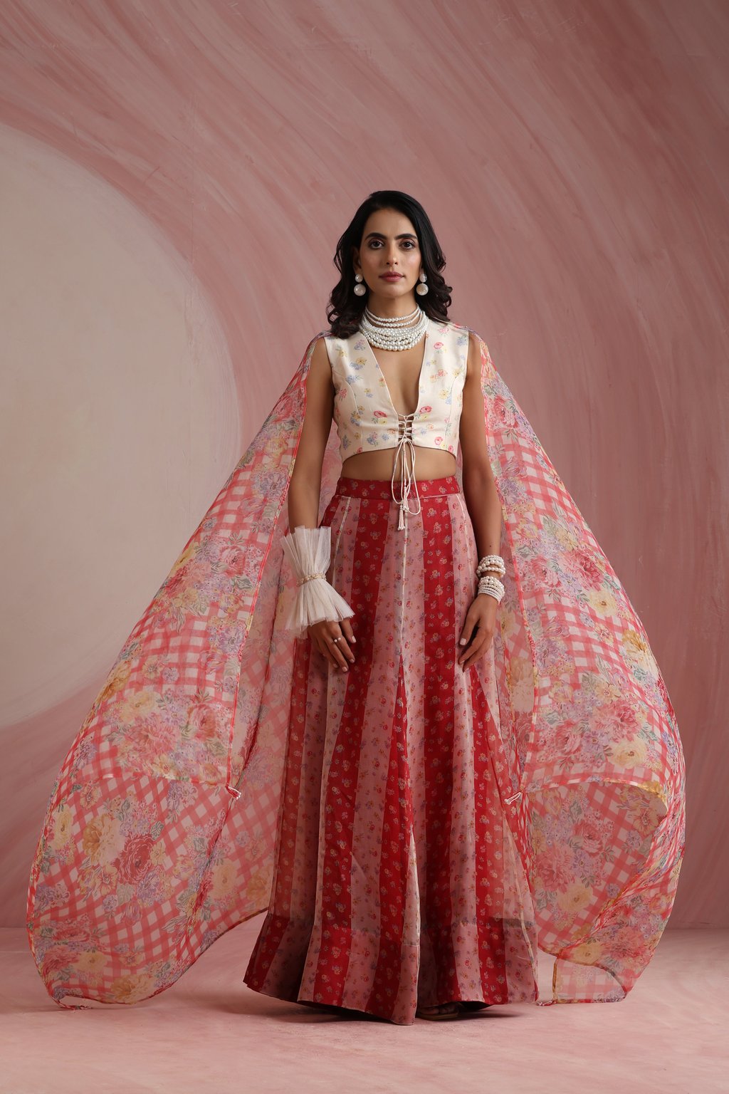 Palace Petals Lehenga Set