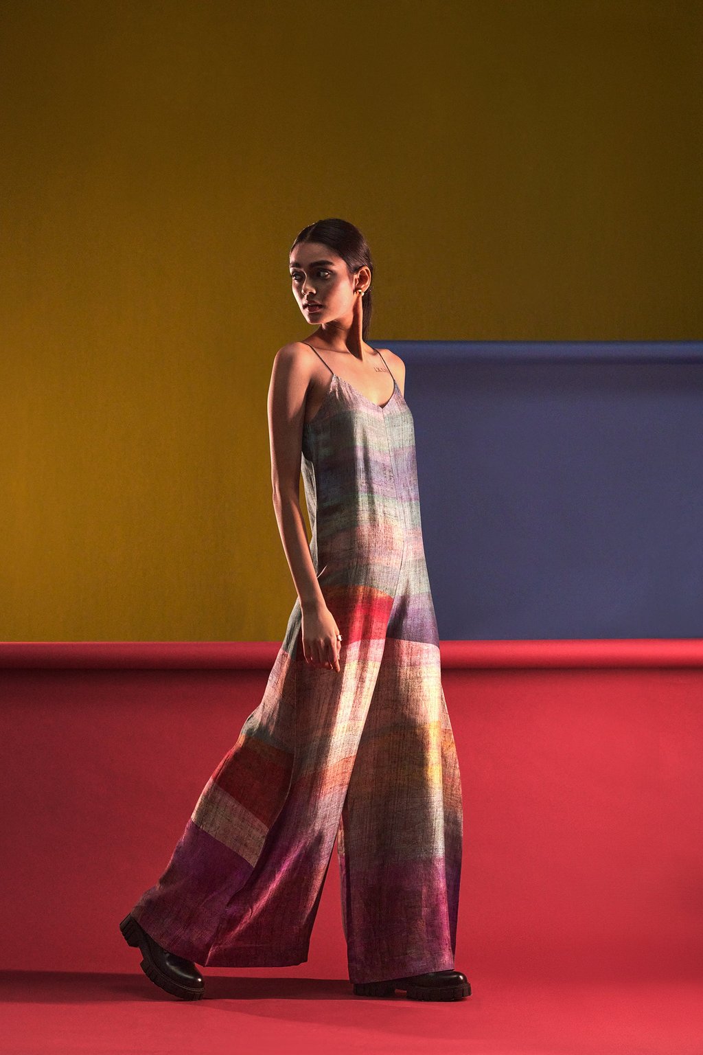 Array Abstract Multicolor Jumpsuit