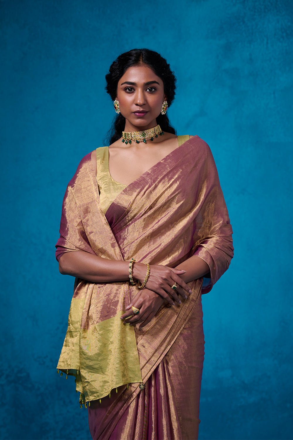 Yagana with Blouse Fabric