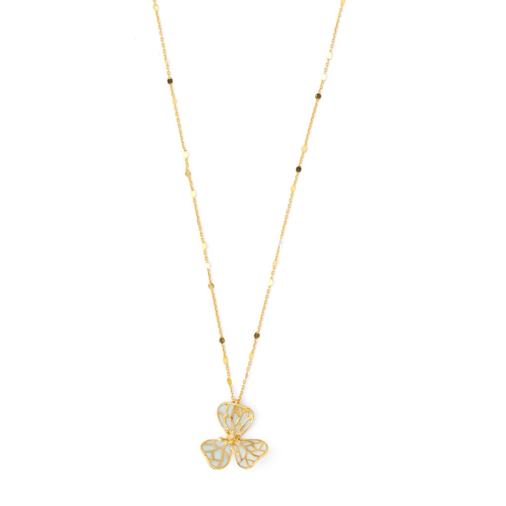 Tiny Fiore Neckchain - Powder Blue