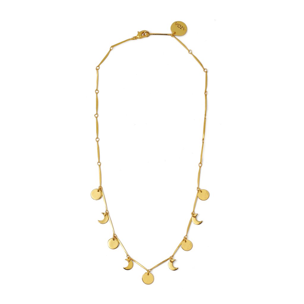Little Charm Sun and Moon Necklace