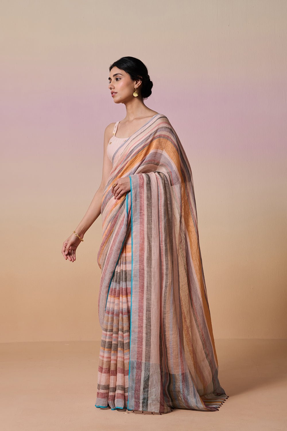 Tarana - Blue, Orange & Rust