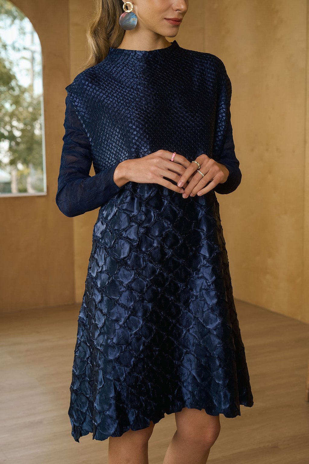 Mermaid Textured Dress