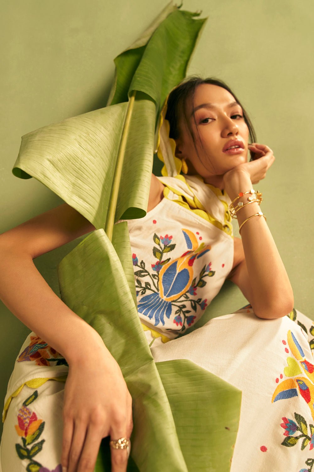 Bird Paradise Midi Dress