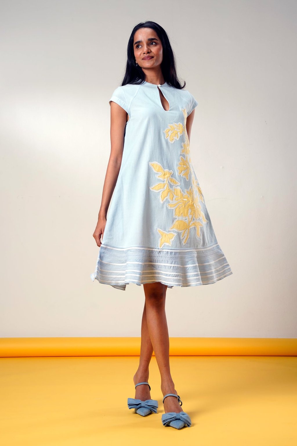 Wintel Soft Fern Short Dress