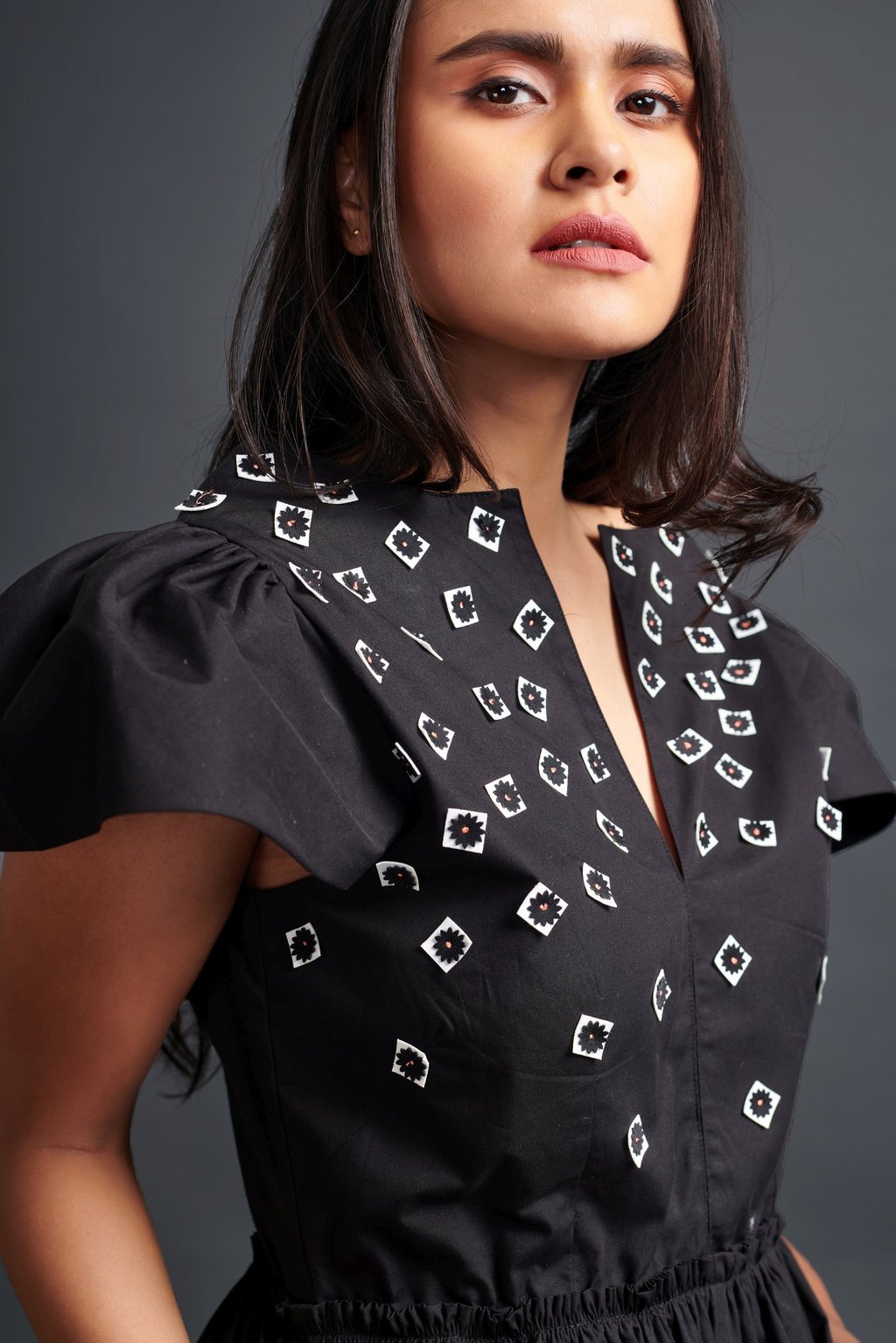 Jumpsuit with Embroidery