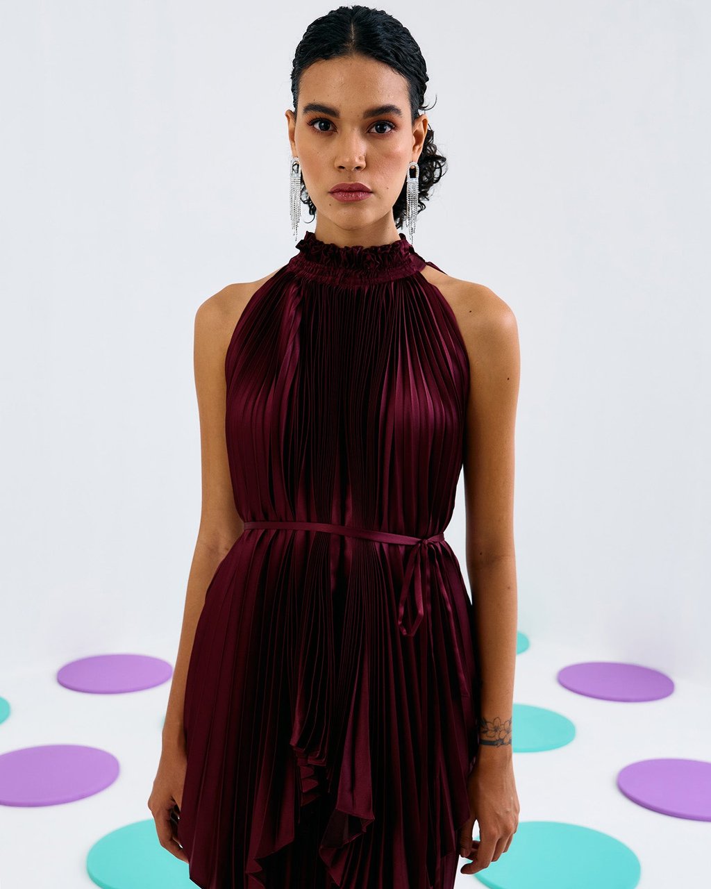 Pleated Mermaid Skirt
