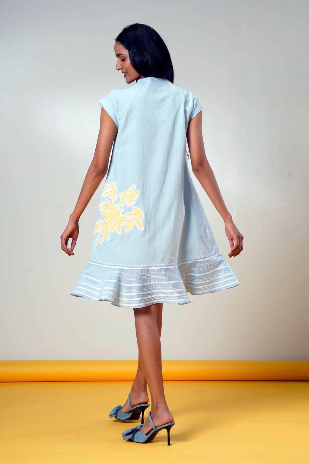 Wintel Soft Fern Short Dress