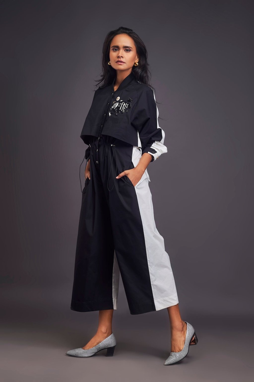 Utility Jumpsuit with Badges