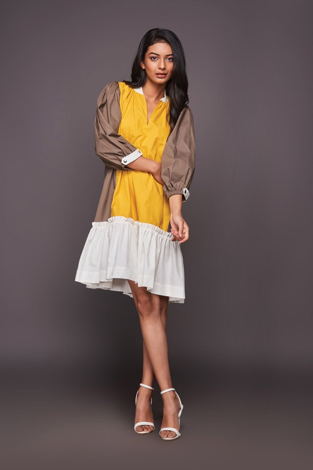 Pleated Hem Dress