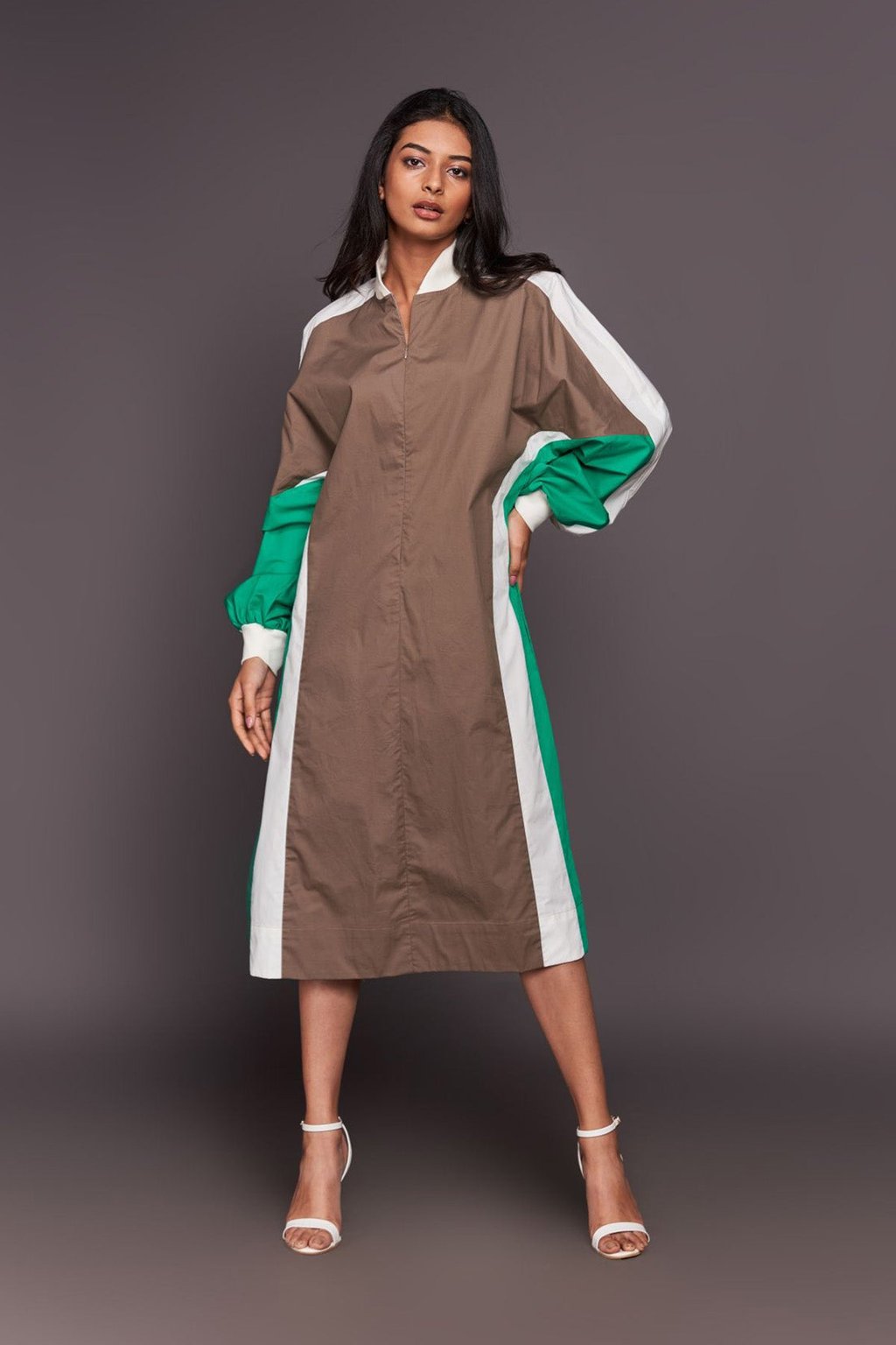 Waist Tapered Dress