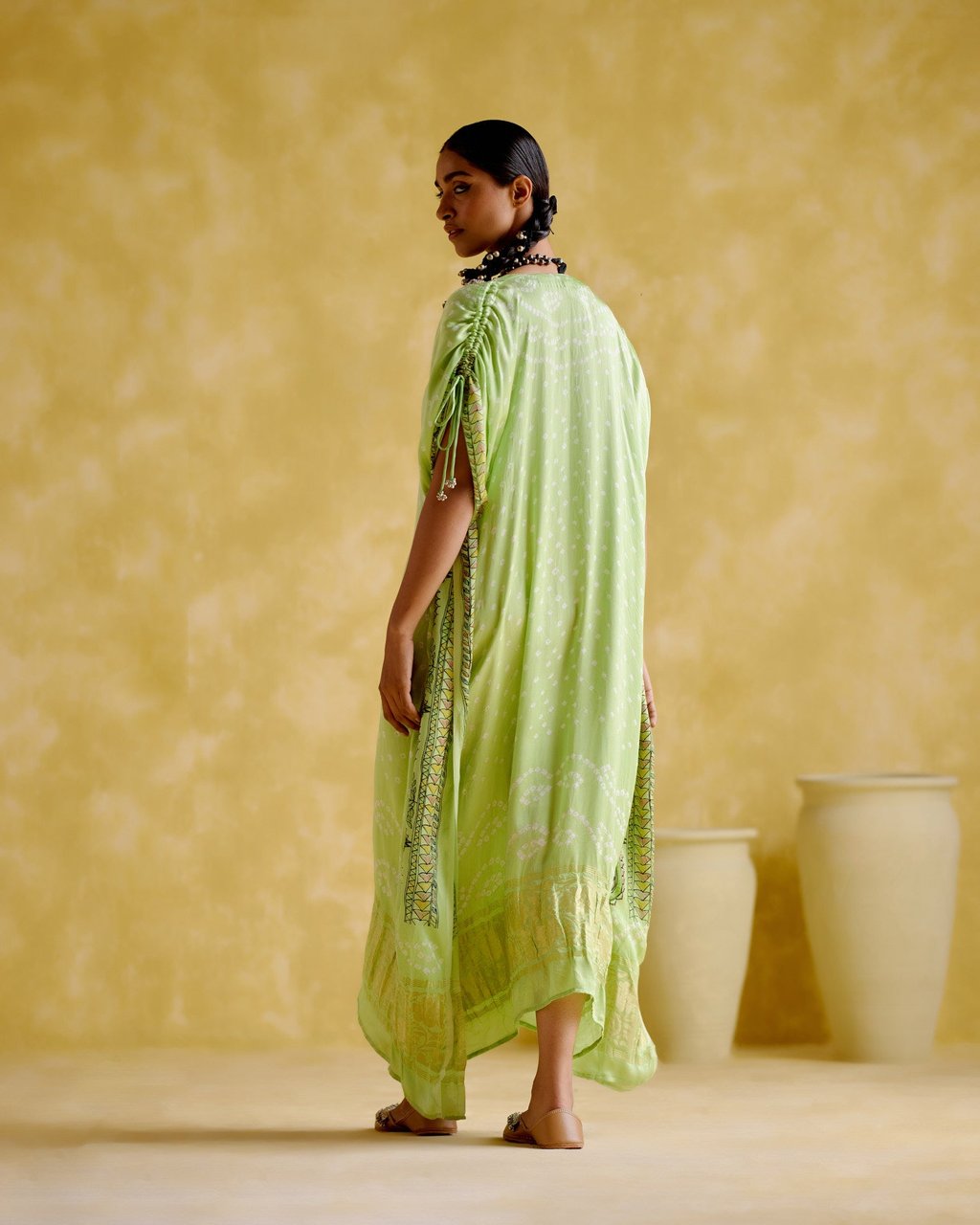 Anuradha Kalamkari Kaftan