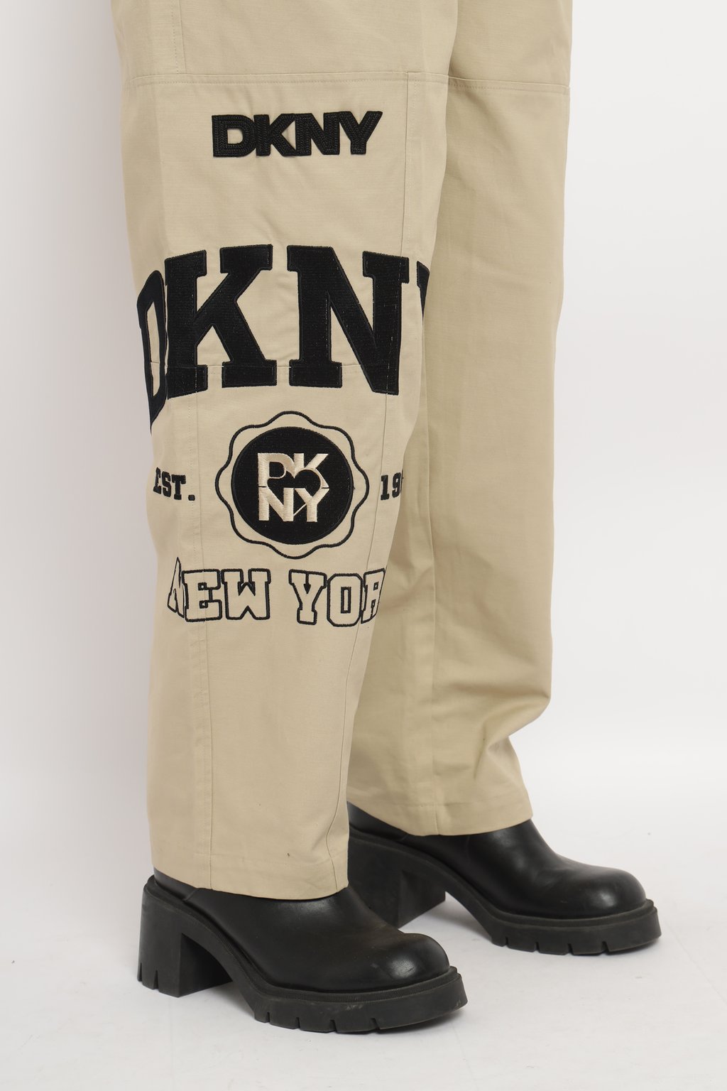 Heart of Ny Trousers with Patch & Embroidery