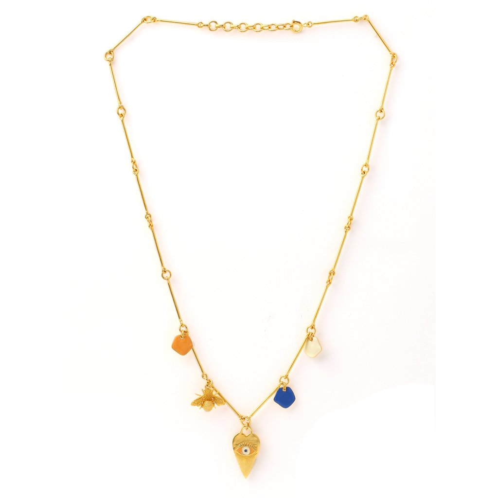 Heart Eye Handmade Necklace
