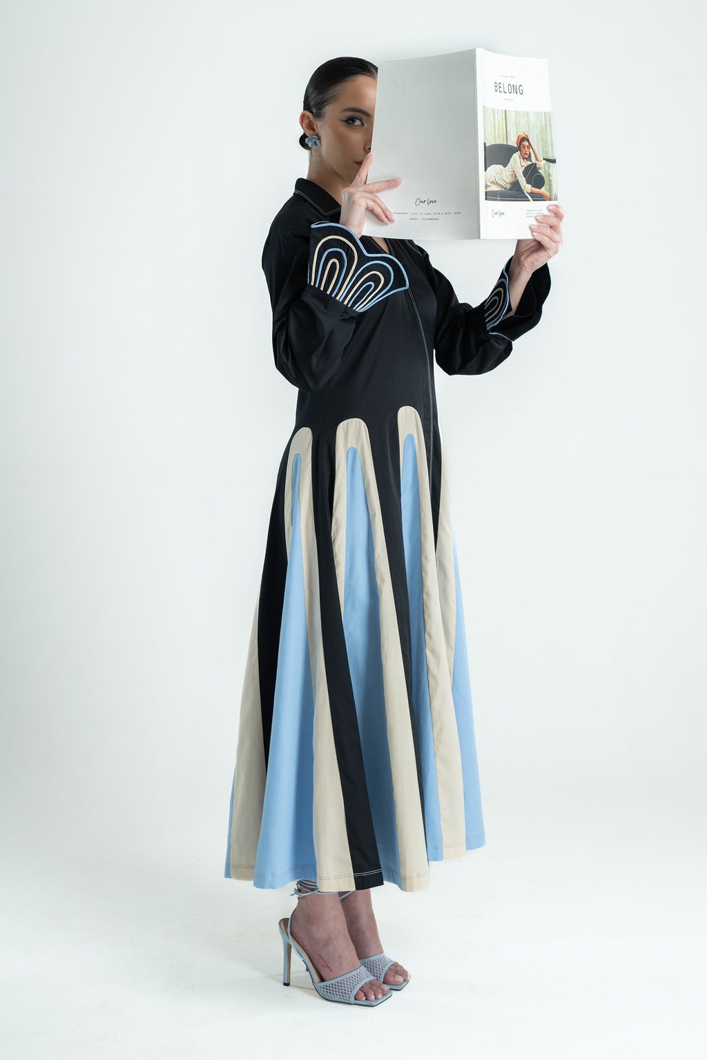 Nerissa Dress Long Black Gcc