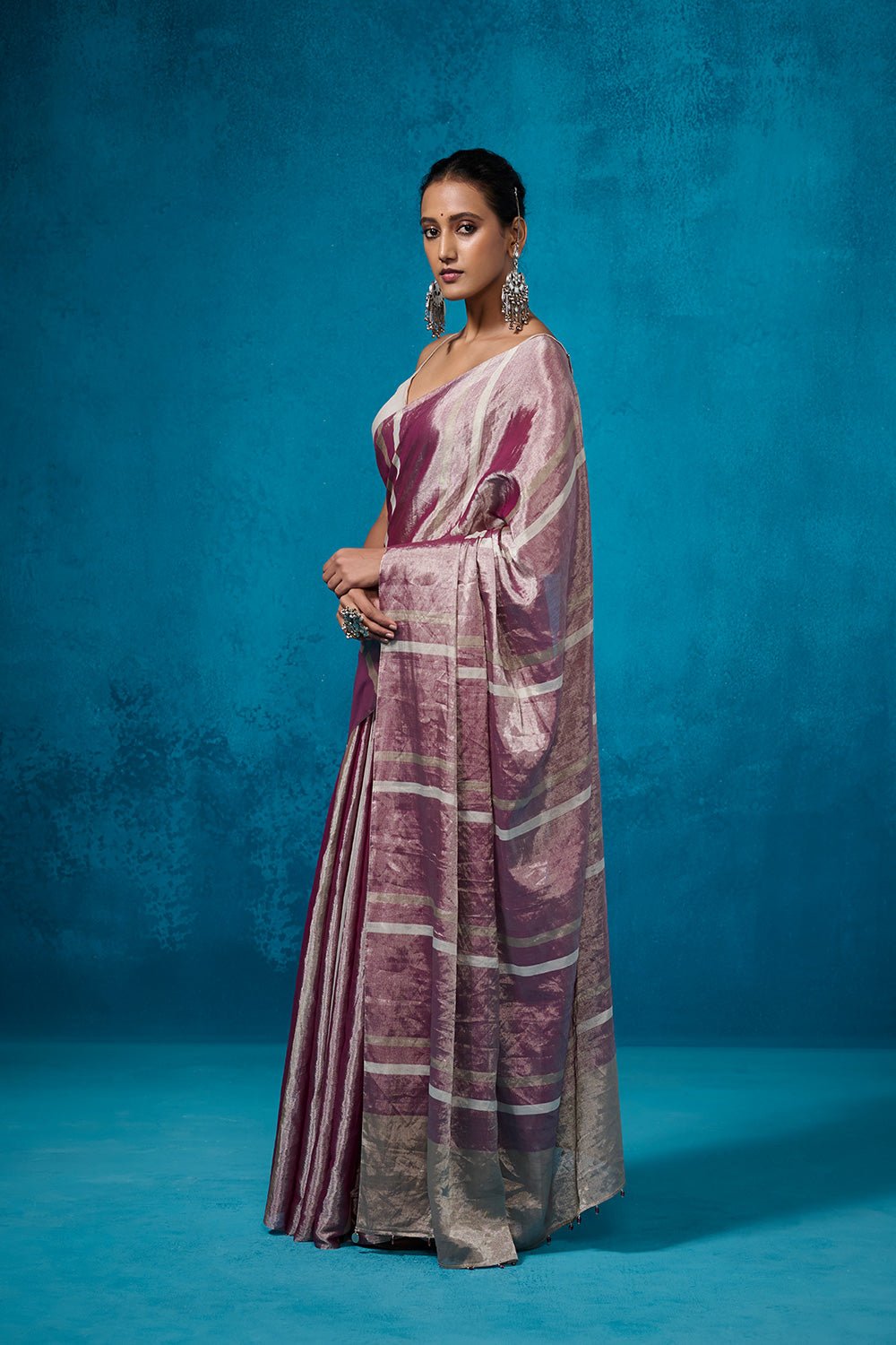 Gauhar with Blouse Fabric