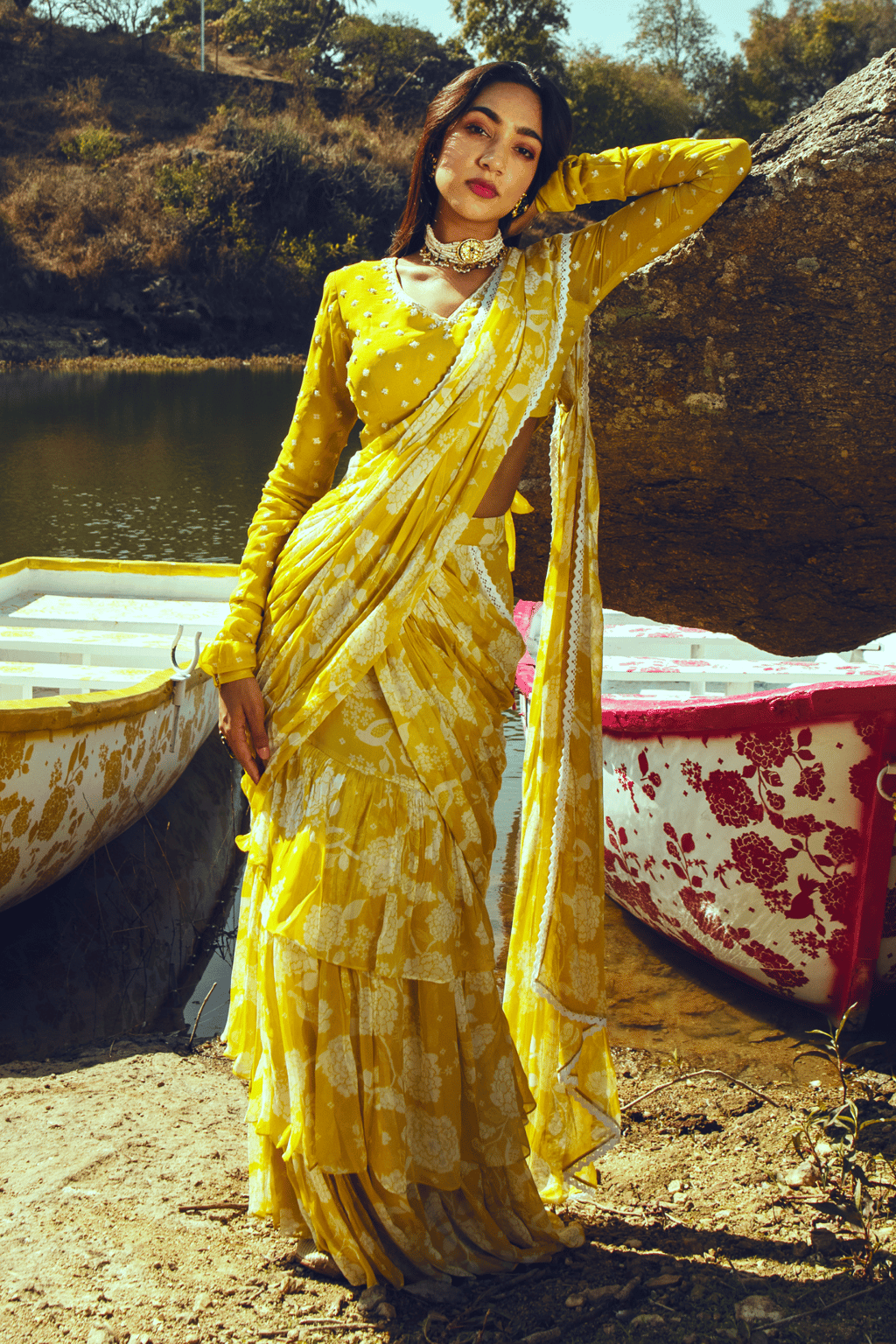 Nevra Saree Set
