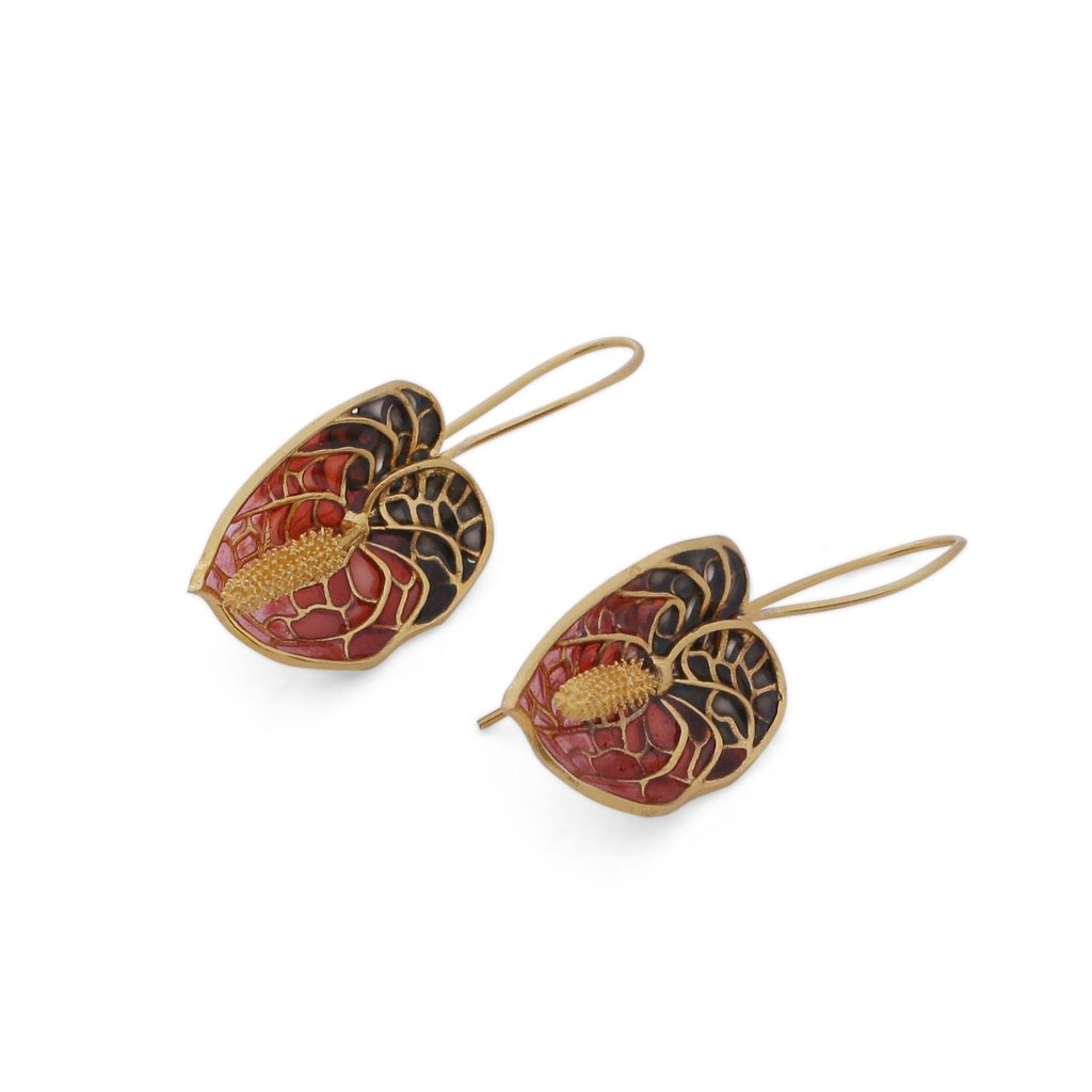 Anthurium Earrings