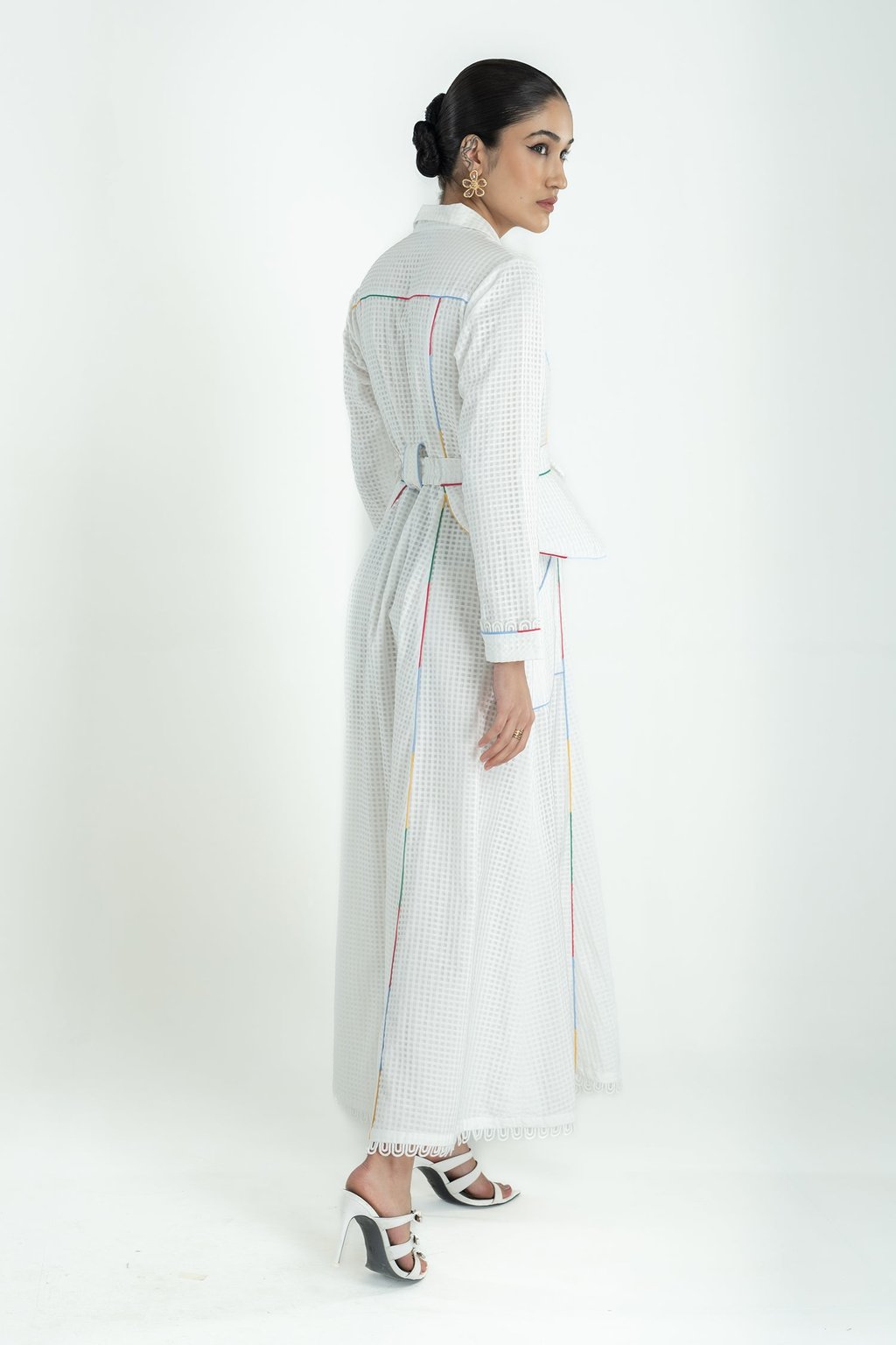 Hathway Belted Dress Long Gcc