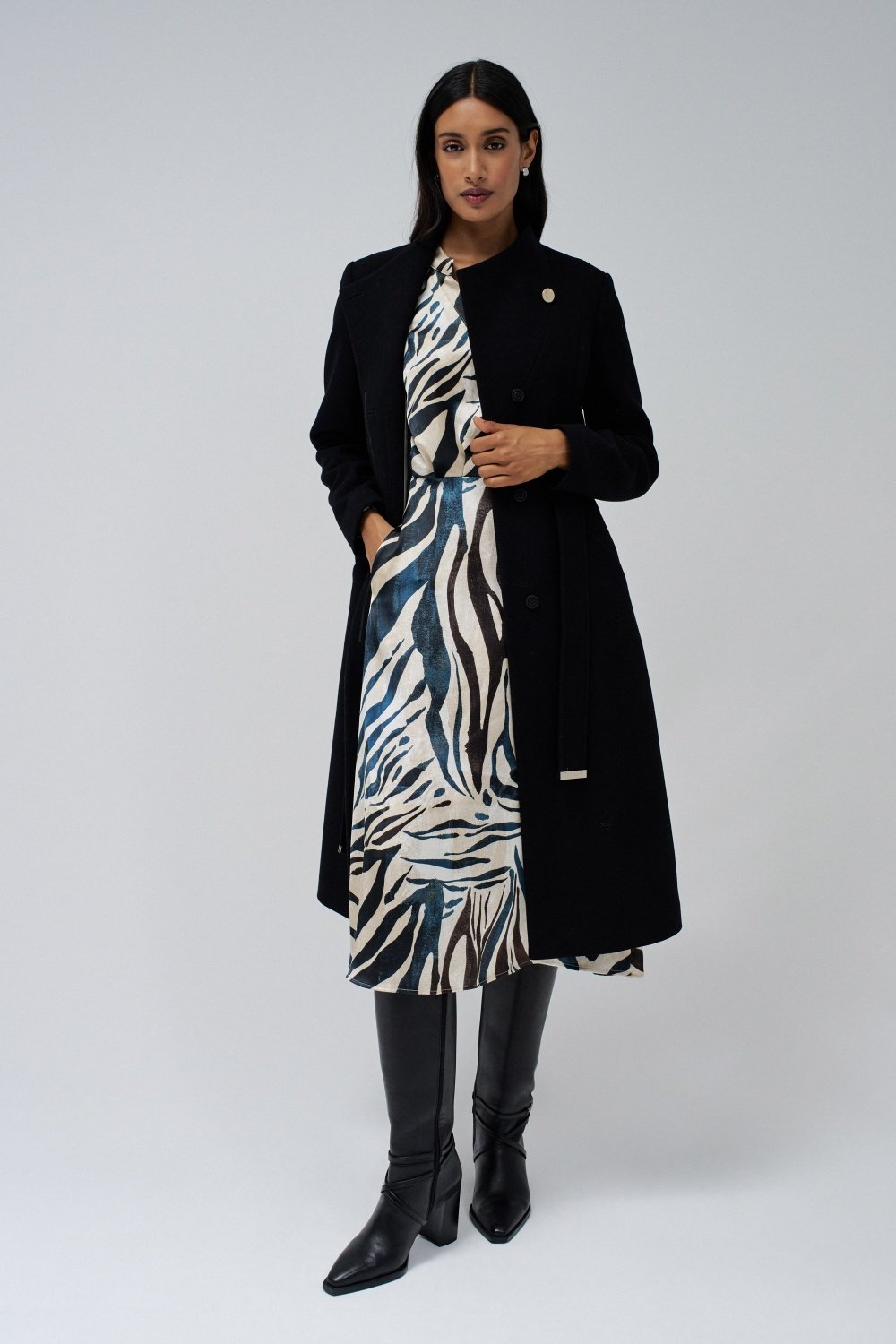 Animal Print Midi Dress