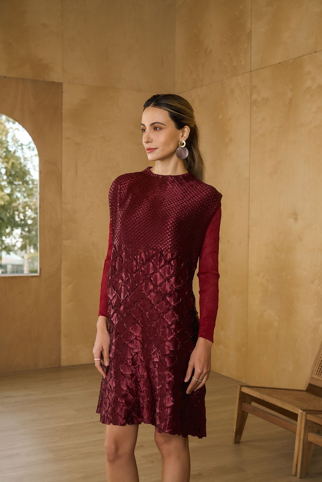 Mermaid Textured Dress