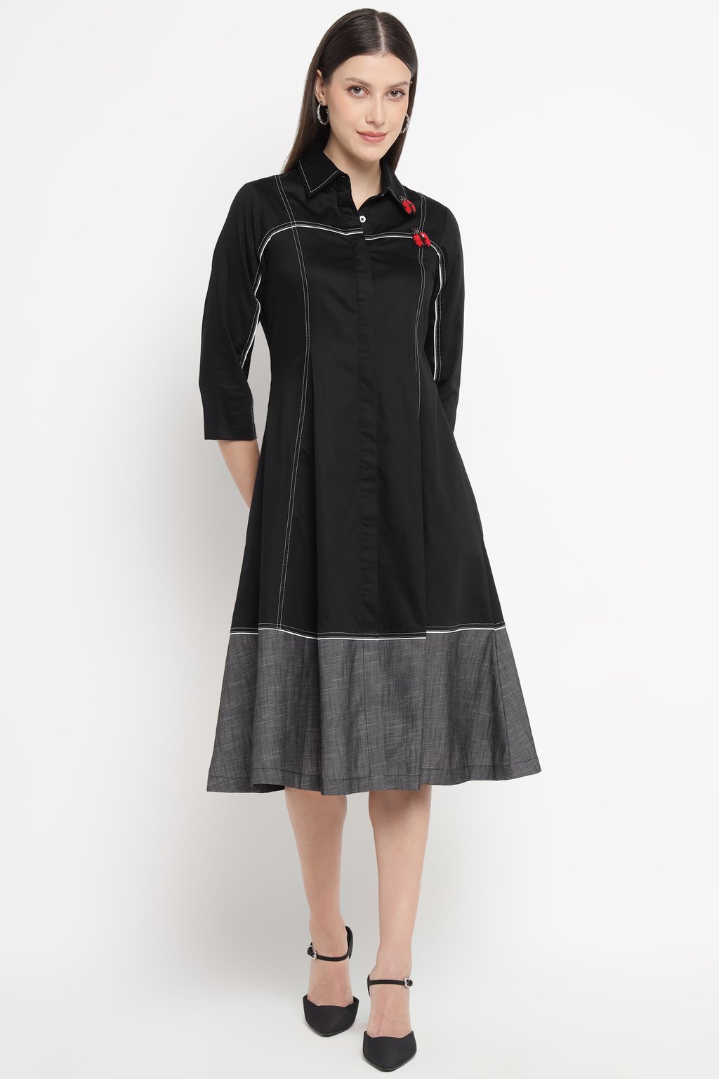 Madrid Denim Block Dress