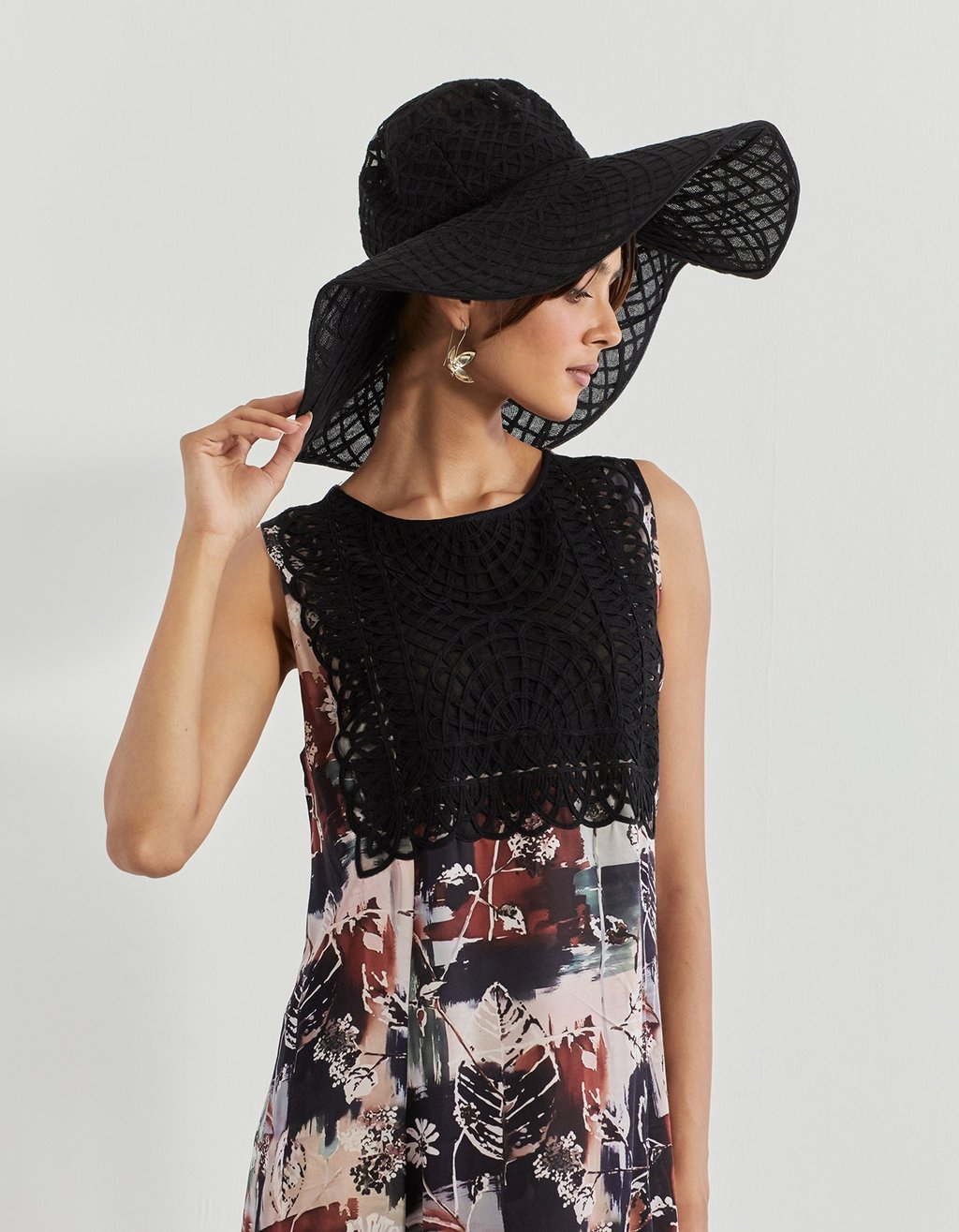 Black Dress in Modal Satin