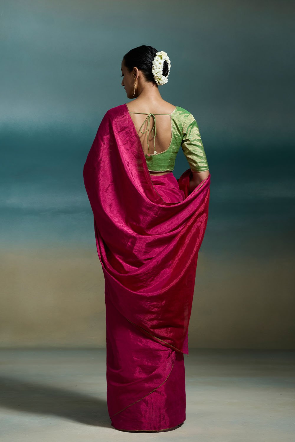 Preyasi Handloom Tissue Pink Sarees