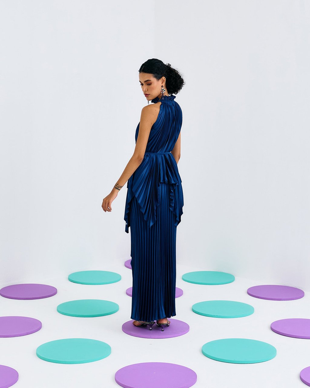 Pleated Mermaid Skirt