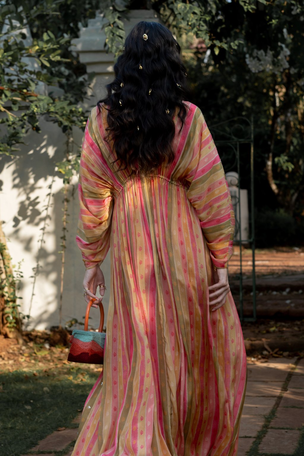 Orange and Pink Kaftan