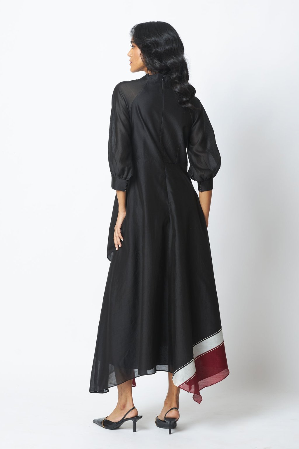 Louisa - Moonlit Broach Midi Dress