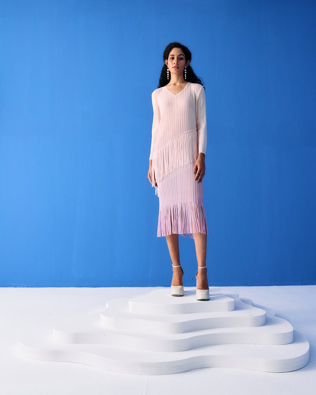 Ombre Fringe Dress