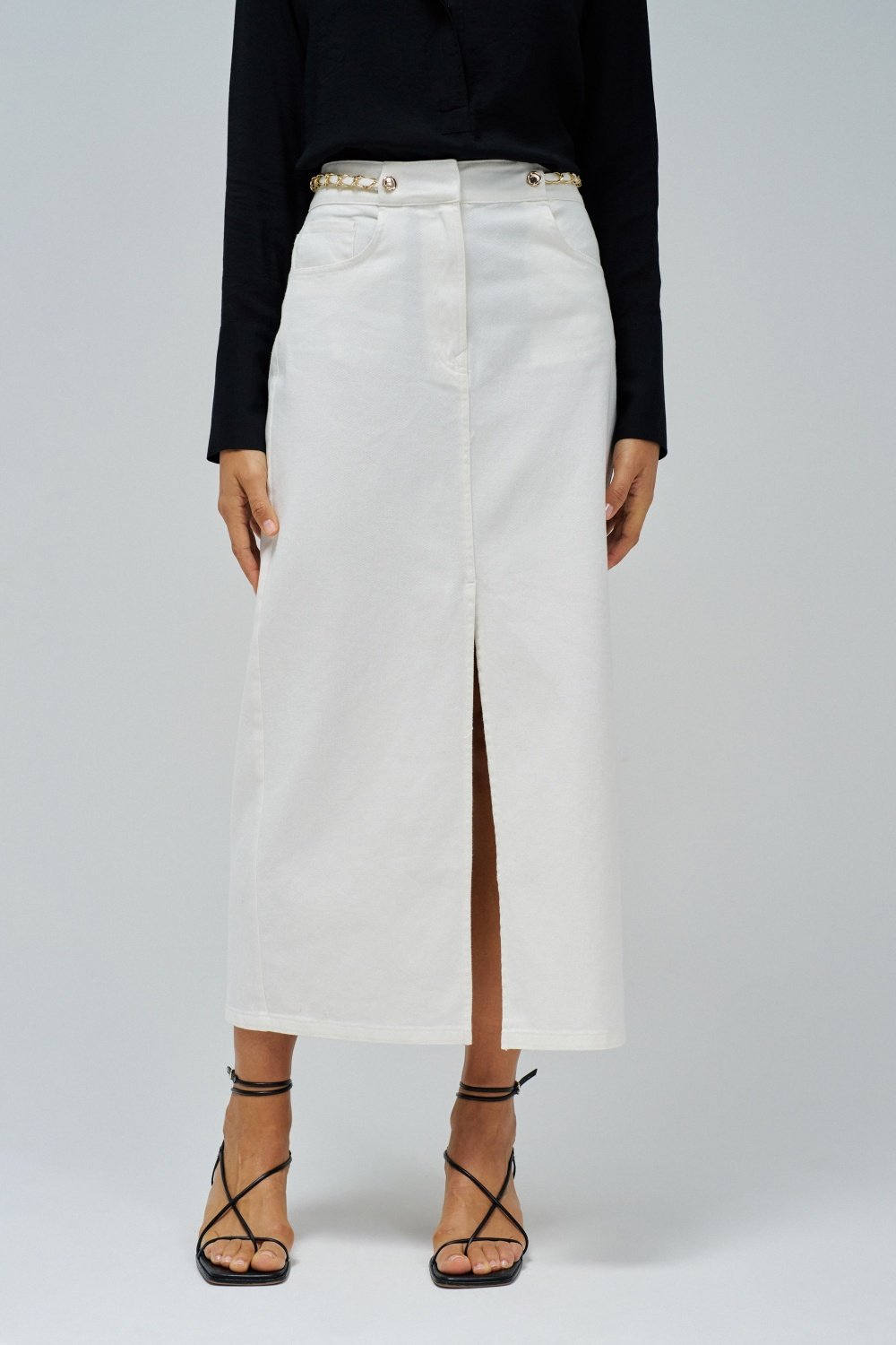 True White Skirt