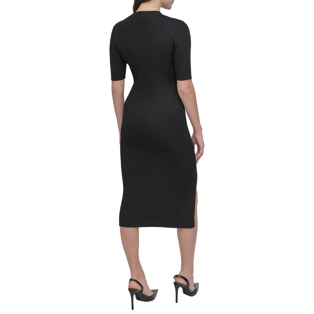 S/S Grated Yoke Swtr Dress