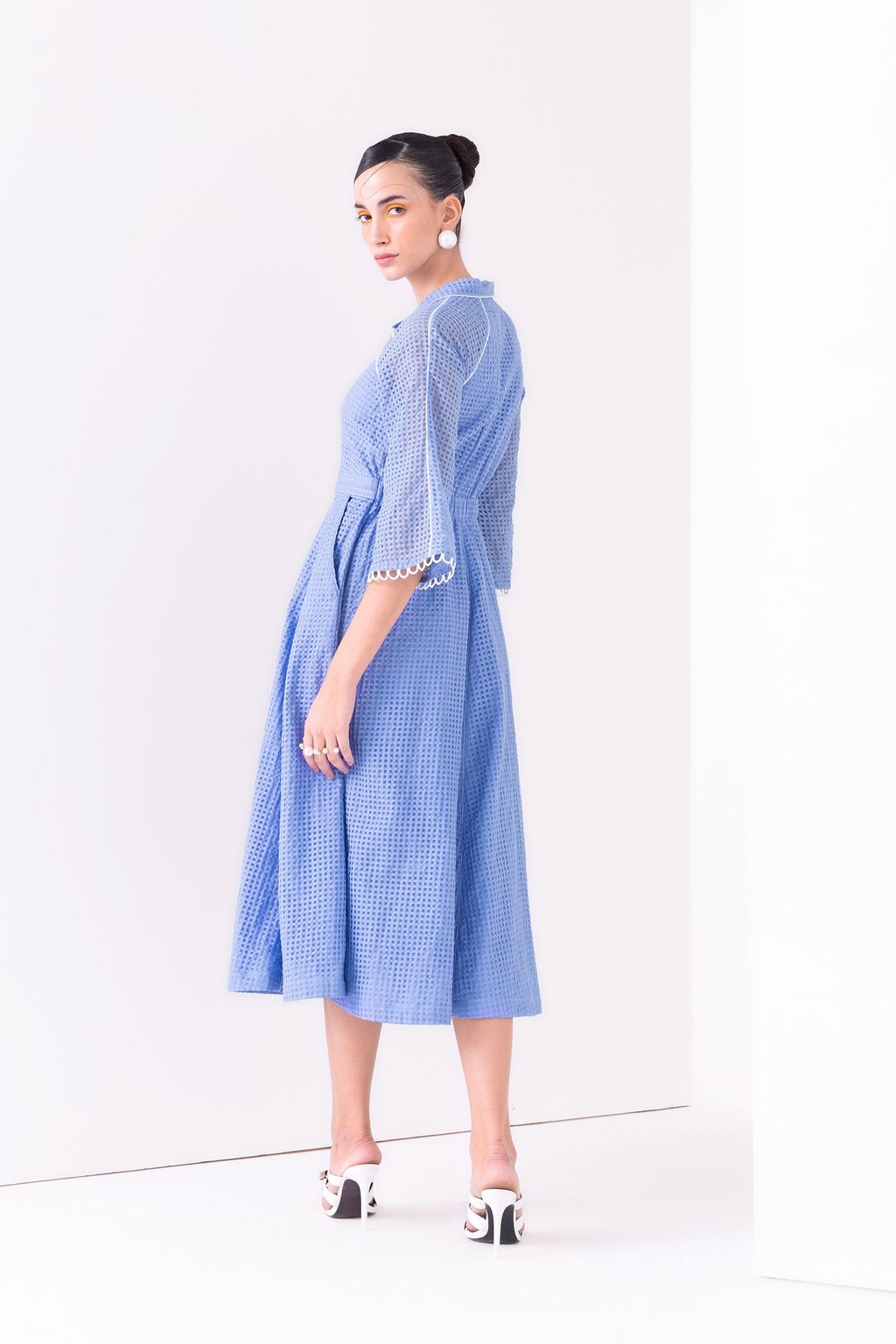 Juliet Dress Midi Blueberry