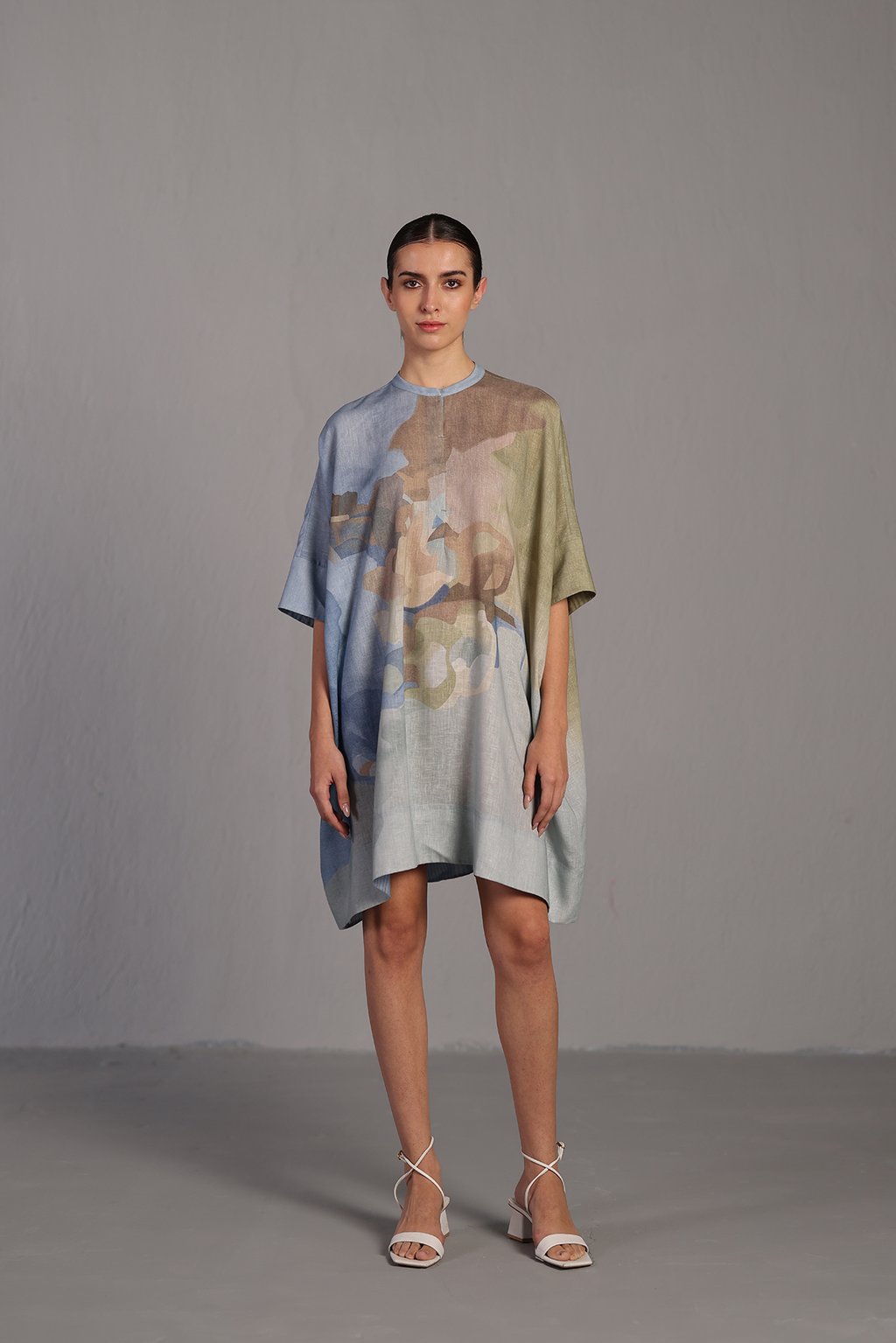 Diffuse Pastel Balloon Dress
