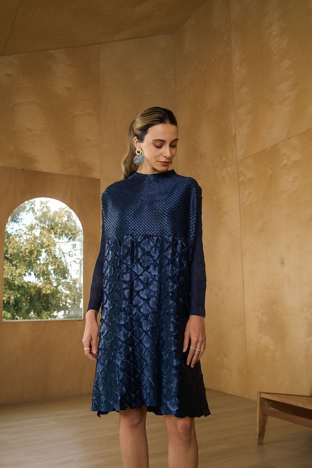 Mermaid Textured Dress