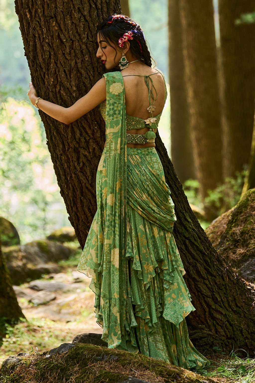 Malika Saree Set
