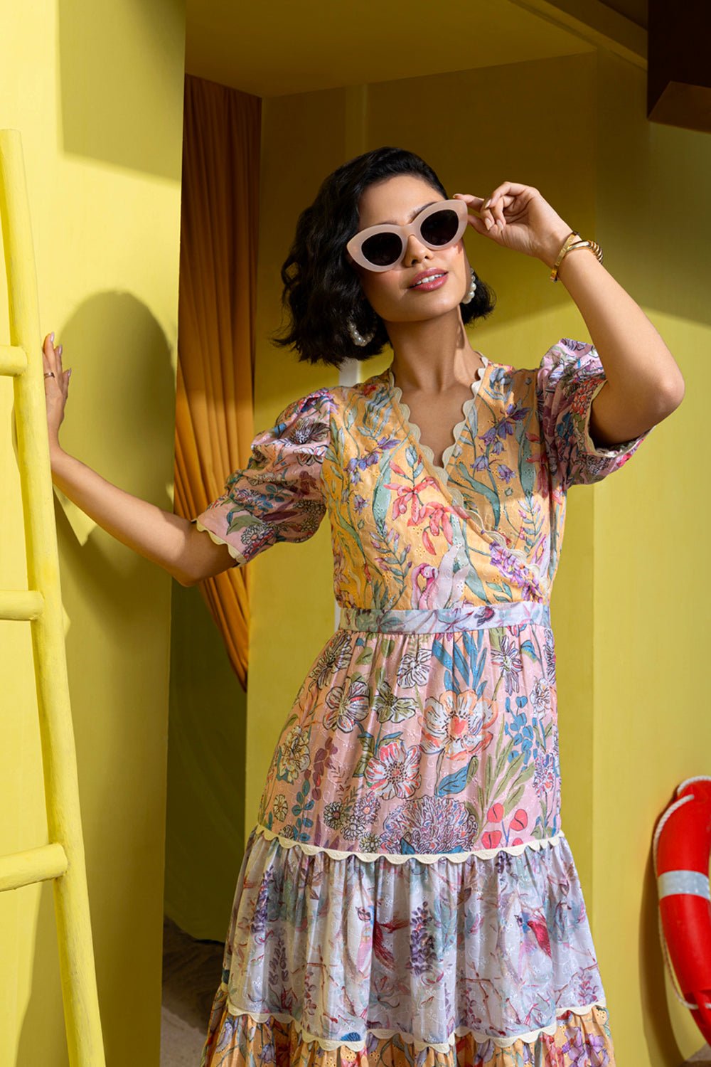 Dainty Sprint Time Midi Dress
