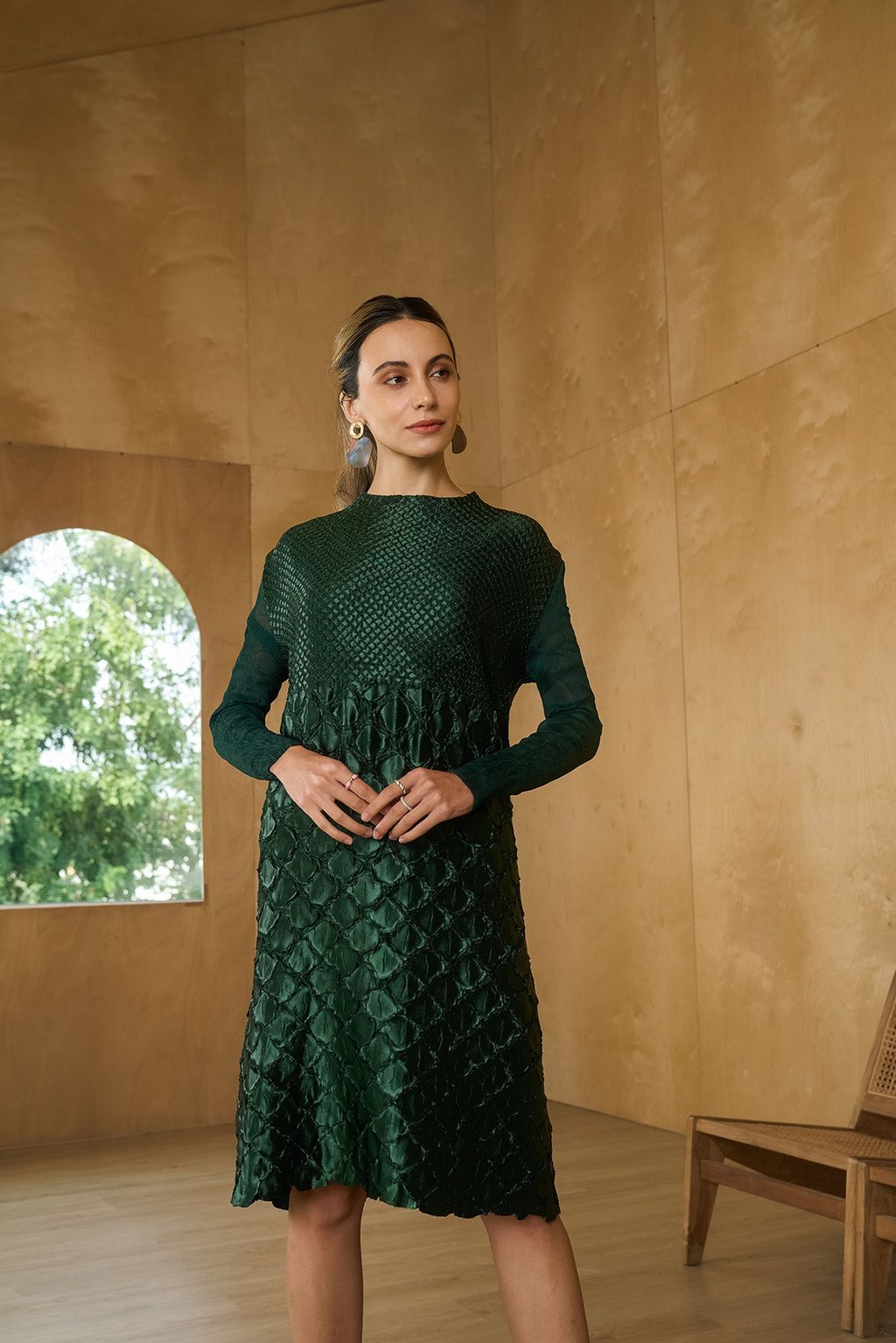 Mermaid Textured Dress
